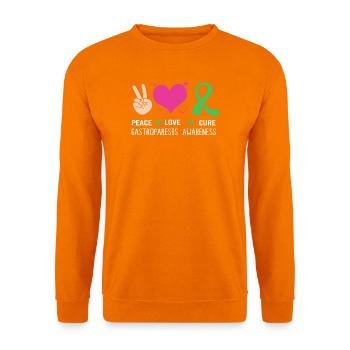 Darm Krankheit Gastroparese - Unisex Pullover - Orange - Vorne