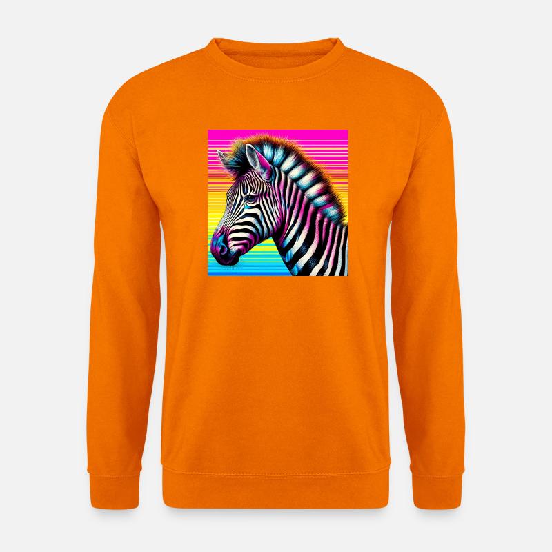 Zebra - Unisex Pullover - Orange