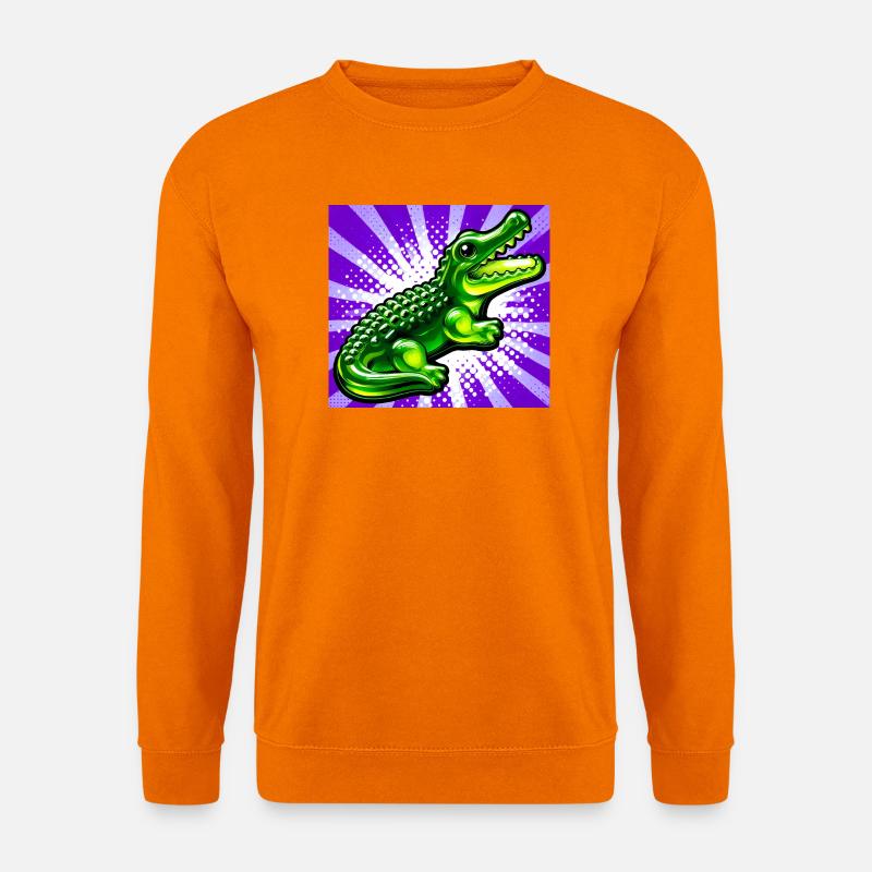 Krokodil - Unisex Pullover - Orange