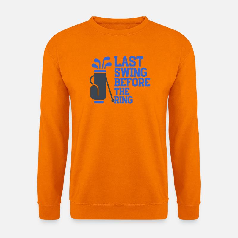 Last Swing Before The Ring - Unisex Pullover - Orange