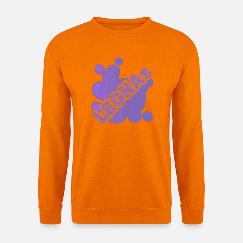Leonas als Tier - Unisex Pullover - Orange