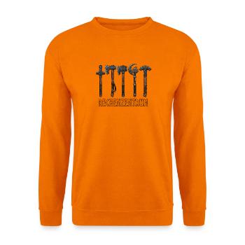 Programmierer Rechenzentrum Wikinger Runen - Unisex Pullover - Orange - Vorne