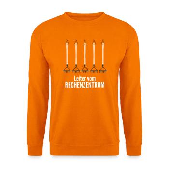 Rechenzentrum Programmieren - Unisex Pullover - Orange - Vorne