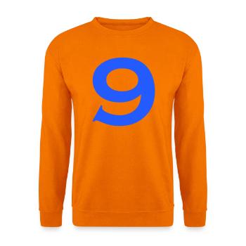 9 - Unisex Pullover - Orange - Vorne