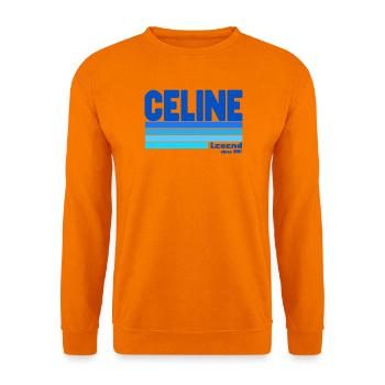 Légend Céline bleu - Unisex Pullover - Orange - Vorne