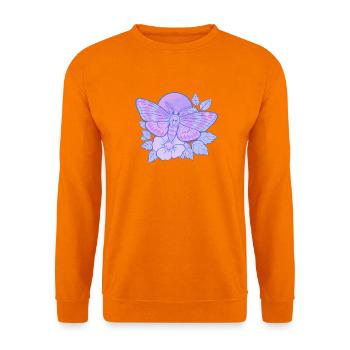 Mystic Skull Moth Pastellpastell - Unisex Pullover - Orange - Vorne