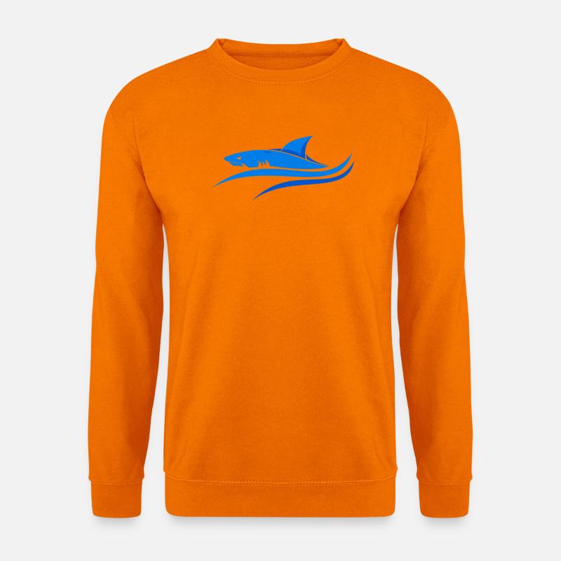 Blauer Hai - Unisex Pullover - Orange
