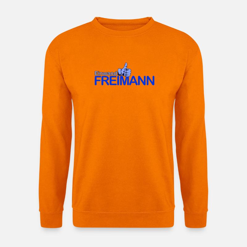 Daumenhoch Freimann Logo - Unisex Pullover - Orange