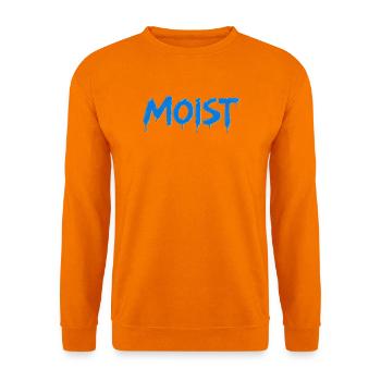 Moist Graffiti Blau Tropfen - Unisex Pullover - Orange - Vorne