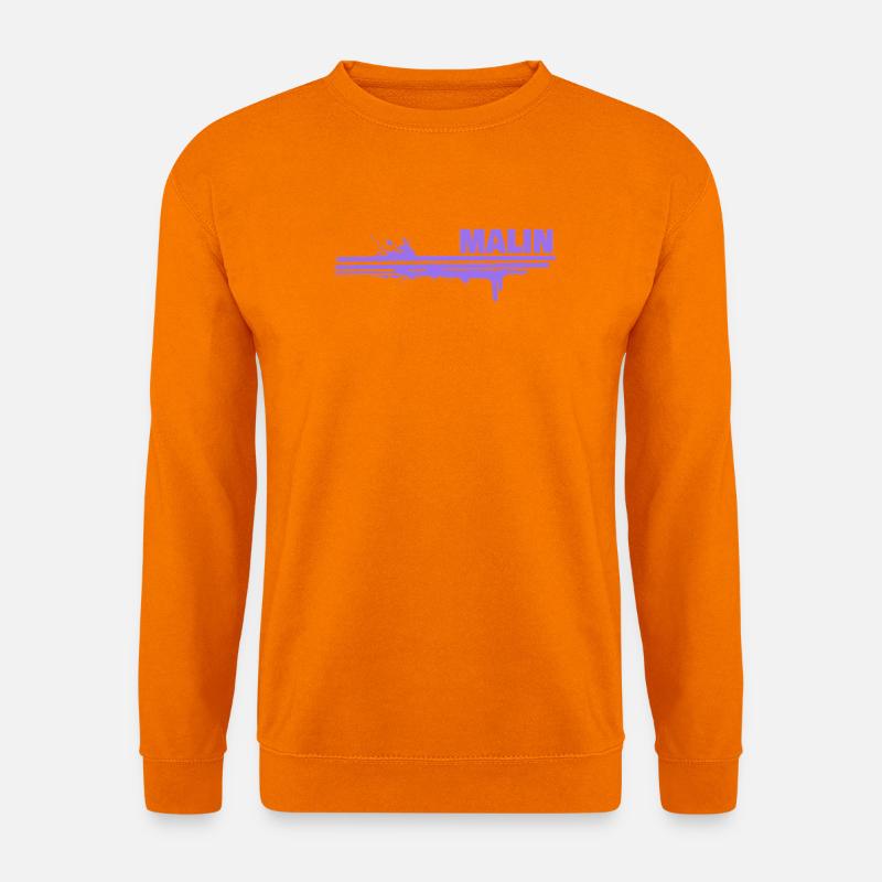 Gift for Malin - Unisex Sweatshirt - orange