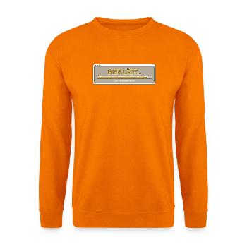 Bier lädt Ladebalken Lustiger Spruch Bierliebhaber - Unisex Pullover - Orange - Vorne