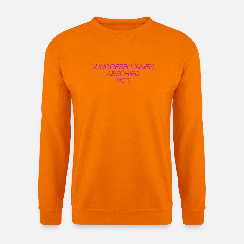 Junggesellinnenabschied Team Herz - Unisex Pullover - Orange