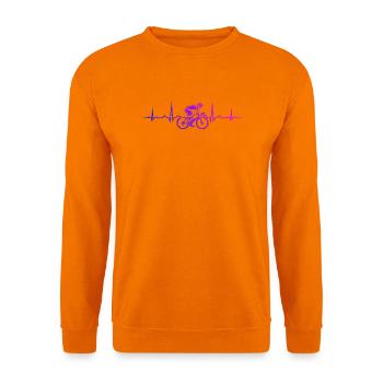Geschenkidee für einen Roadbike mit Roadbike - Unisex Pullover - Orange - Vorne