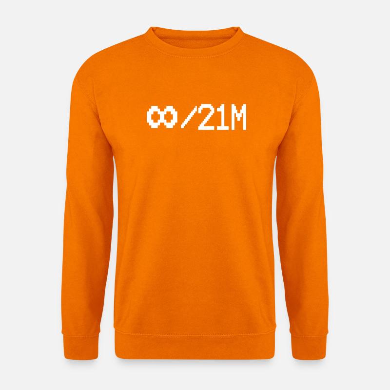 Crypto Investieren Bitcoin Trader Chart - Unisex Pullover - Orange