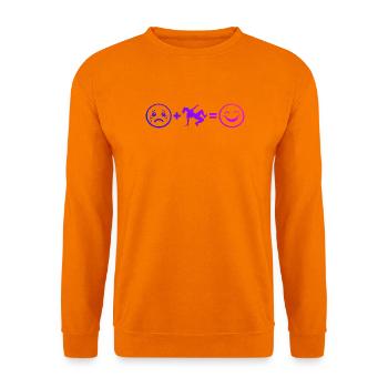 Geschenkidee für die Breakdancerin mit Break Dance - Unisex Pullover - Orange - Vorne