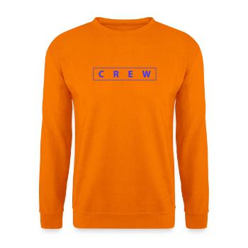crew_01- - Unisex Pullover - Orange - Vorne