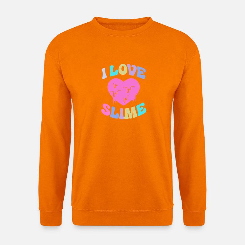 Slime Schleim Schleimig - Unisex Pullover - Orange