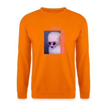 Stolze Fellnasen-Mama - Unisex Pullover - Orange - Vorne