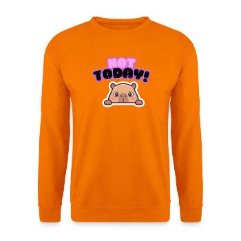 Heute nicht - Unisex Pullover - Orange - Vorne