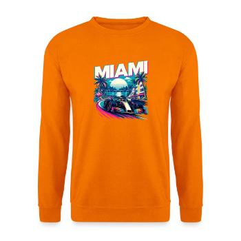 Miami Rennwochenende – Motorsport-Fan Florida - Unisex Pullover - Orange - Vorne