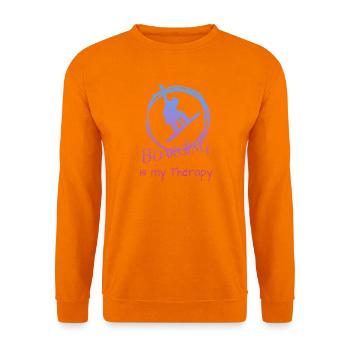Boarding Therapie Silhouette - Unisex Pullover - Orange - Vorne