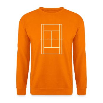 Tennis Court - Unisex Pullover - Orange - Vorne