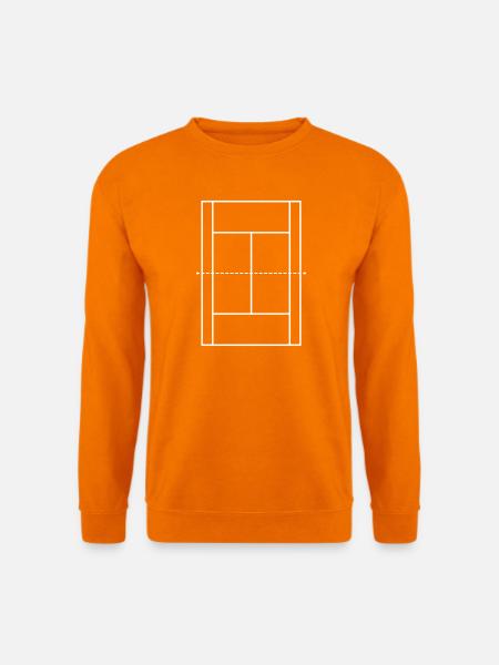 Tennis Court - Unisex Pullover - Orange