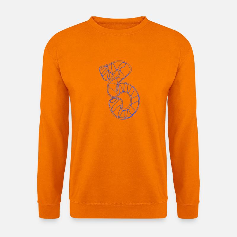 Lieblingszahl 3 - Unisex Pullover - Orange