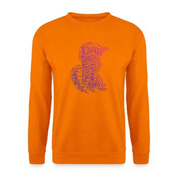 Motocross perfect for every motocross - Unisex Sweatshirt - orange - Front
