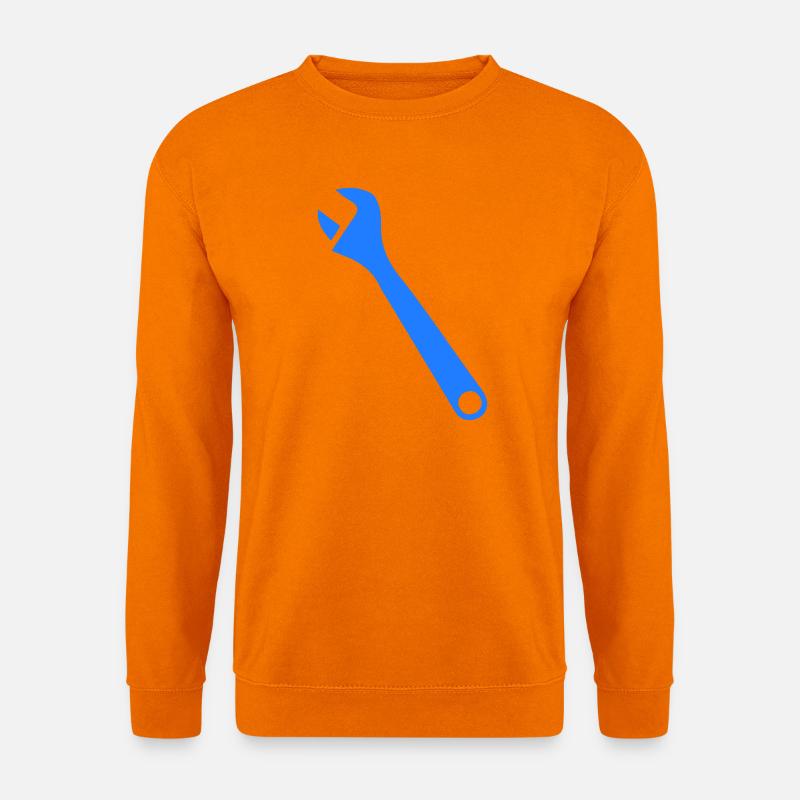 Schraubenschlüssel - Unisex Pullover - Orange