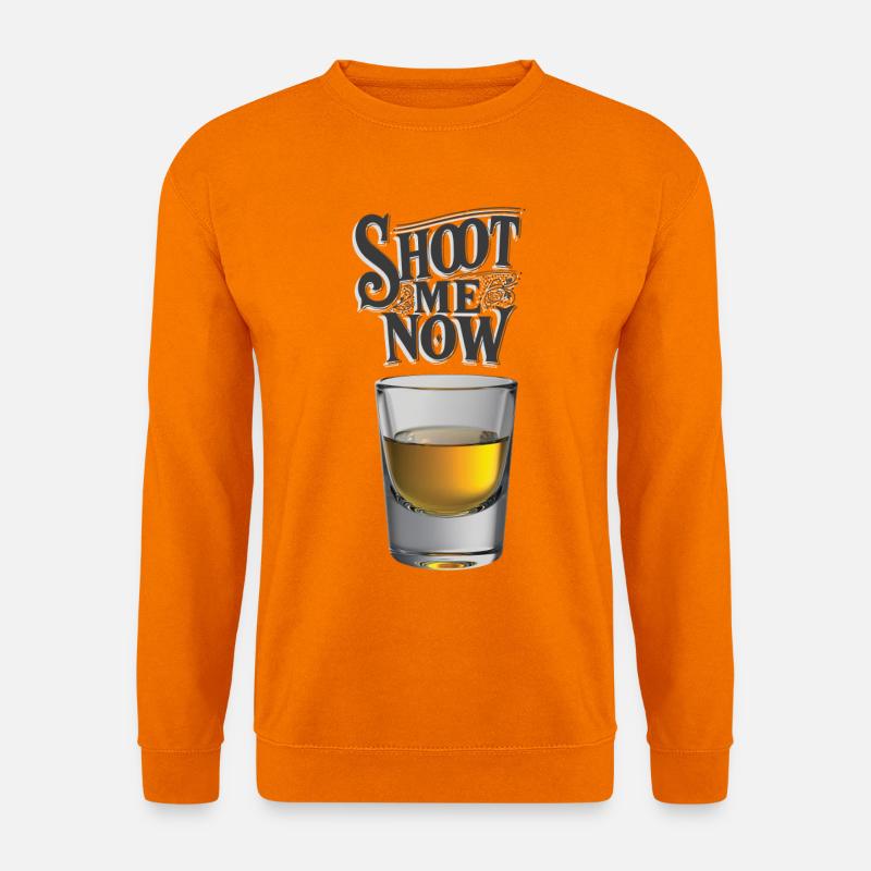 SCHIESS MICH JETZT – lass uns reden. - Unisex Pullover - Orange