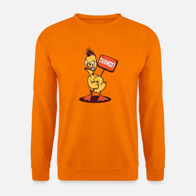 Wütende Entenpunk Orange - Unisex Pullover - Orange
