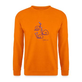 Escargotsmeeting © Chyropterum Innoxius - Sweat-shirt Unisexe - orange - Devant
