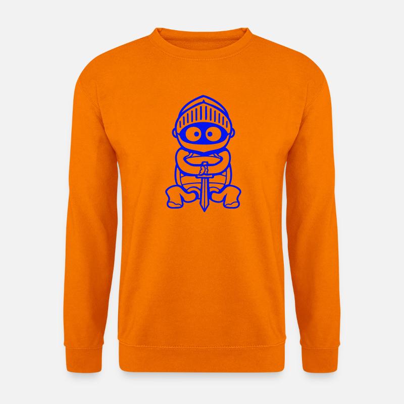 Turtle Knight Épée Fighter Armure Casque - Sweat-shirt Unisexe - orange