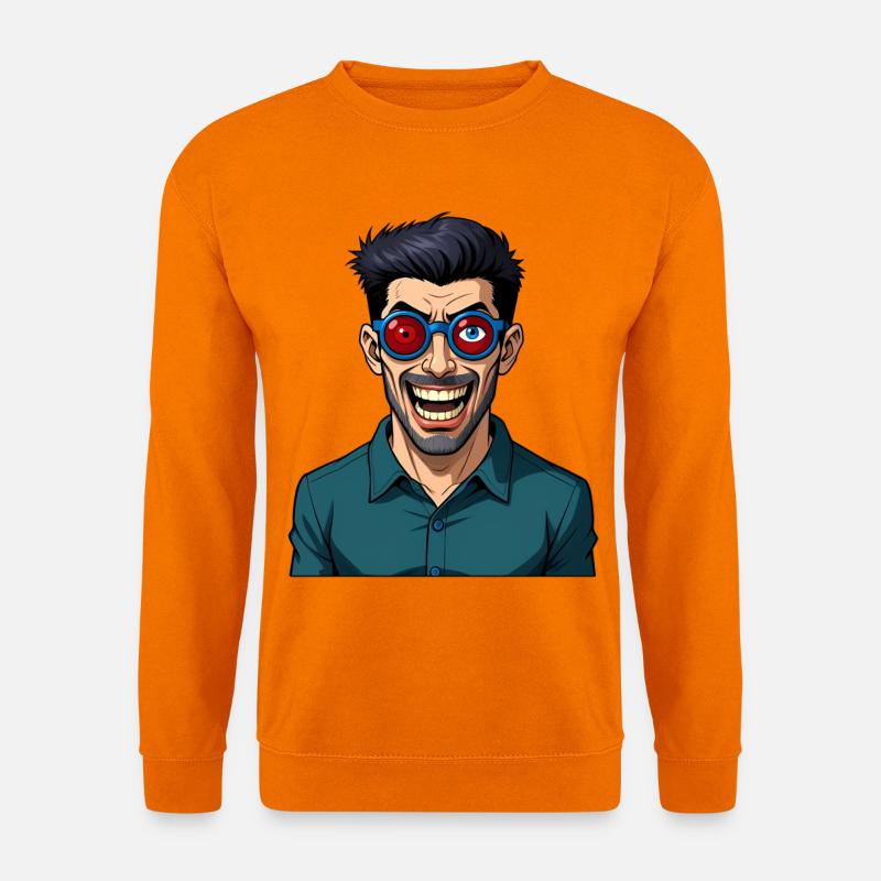 ICH BEOBACHTE DICH #1 - Geek &amp; Sci-Fi - Unisex Pullover - Orange