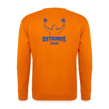 Ostkurve Hoodie Design für Bochum Fußballfans - Unisex Pullover - Orange - Hinten