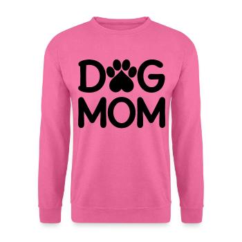 Maman chien - Sweat-shirt Unisexe - rose - Devant