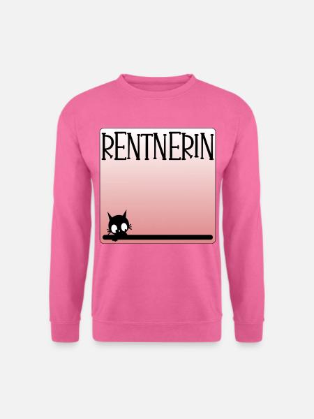 Katzen Rentnerin - Rente - Unisex Pullover - Pink