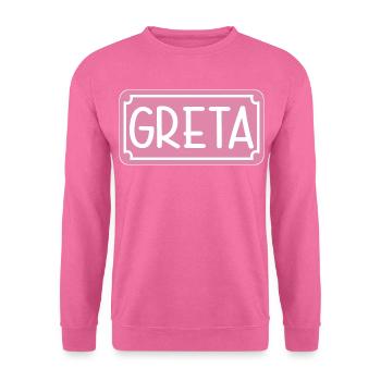 Greta - Unisex Sweatshirt - pink - Front