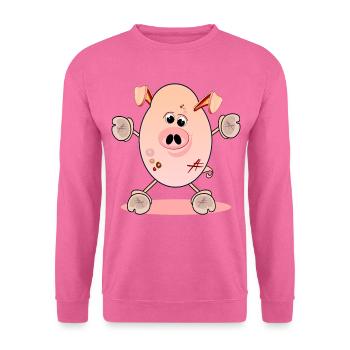 SCHWEINCHEN FERKEL SAU - Unisex Pullover - Pink - Vorne