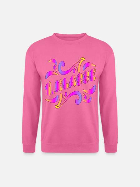 SCHULANFANG GRUNDSCHULE 1. KLASSE - Unisex Pullover - Pink