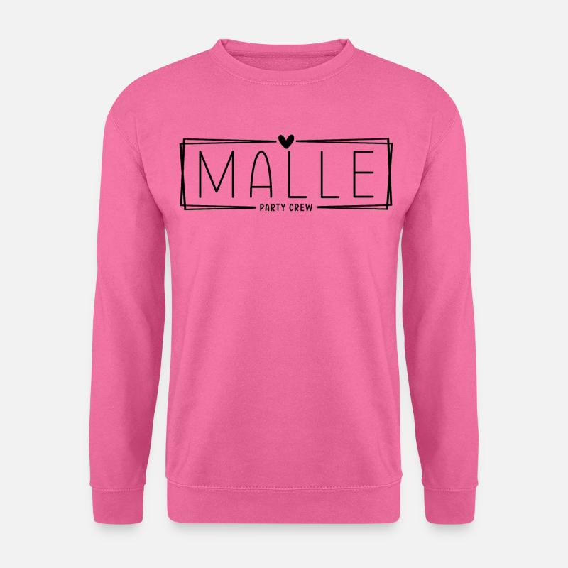 Malle Party Crew - Unisex Pullover - Pink