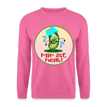Hitze Sommer - Unisex Pullover - Pink - Vorne