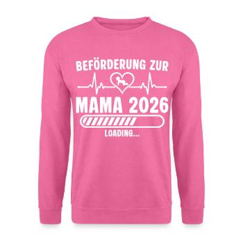 Promotion à Mama 2026 invite - Sweat-shirt Unisexe - rose - Devant