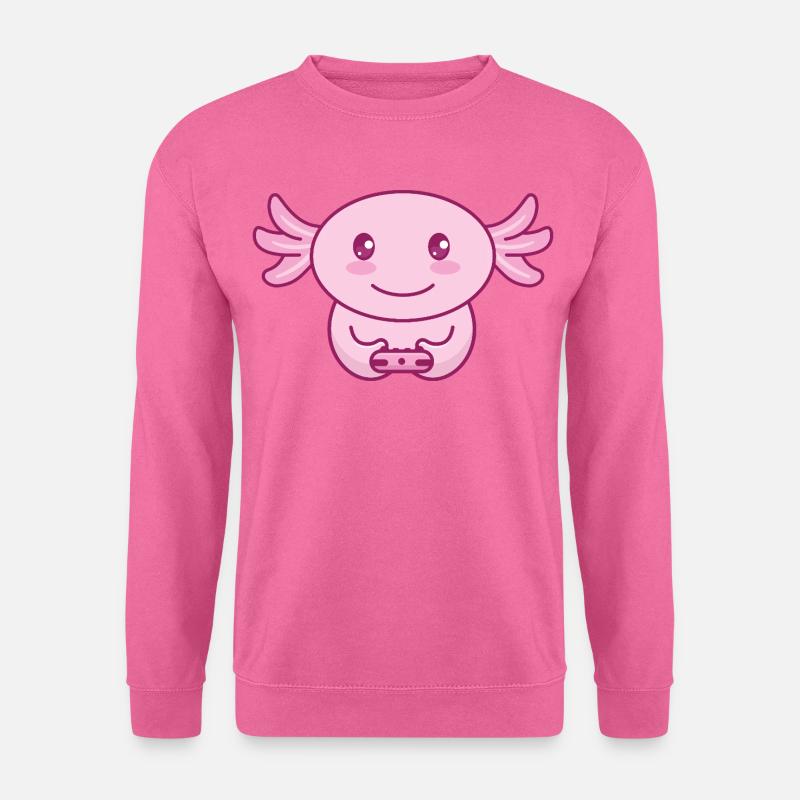 Axolotl Zocker Gamer  - Unisex Pullover - Pink