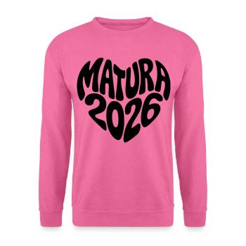Matura 2026 Herz - Unisex Pullover - Pink - Vorne