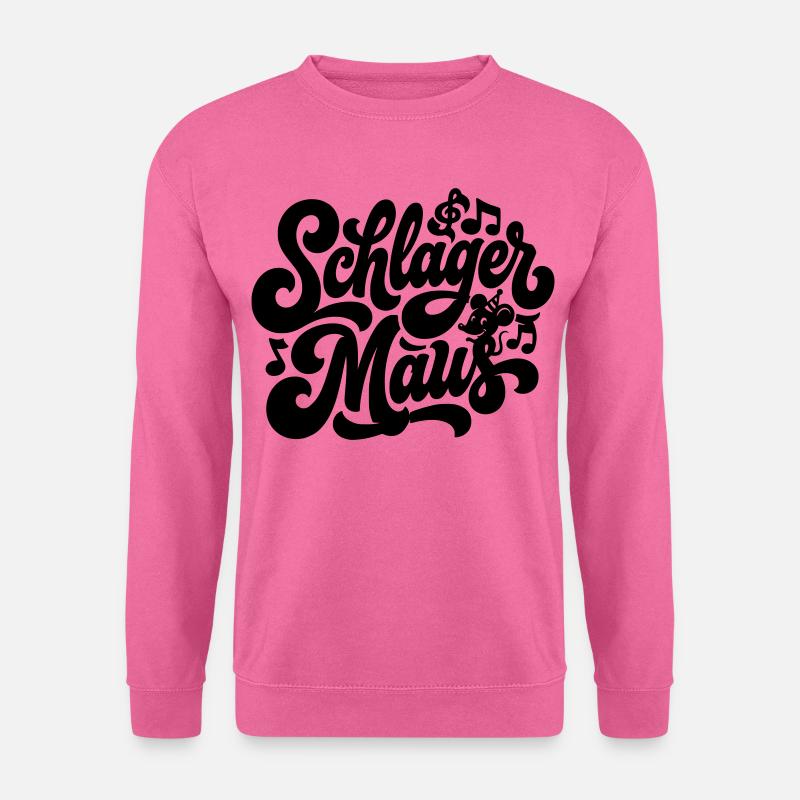 Schlager Maus - Schlagermaus - Schlagermusik - Unisex Pullover - Pink