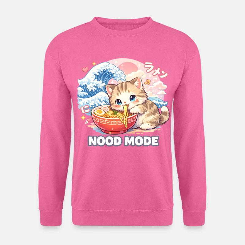 Ramen Katze Kanagawa - Unisex Pullover - Pink