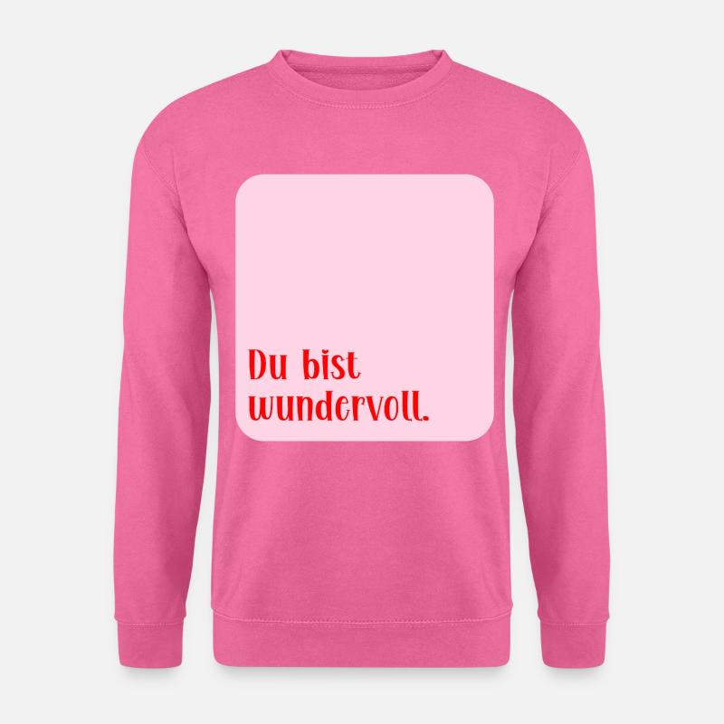 Liebe Wundervoll - Unisex Pullover - Pink