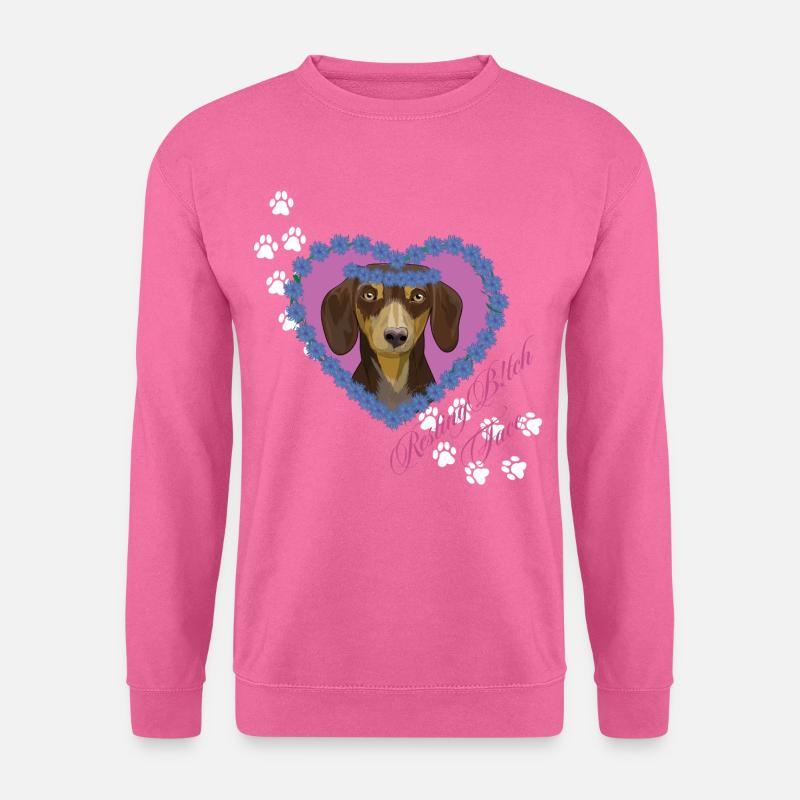 Ruhende B!tch Gesicht Weenie - Unisex Pullover - Pink